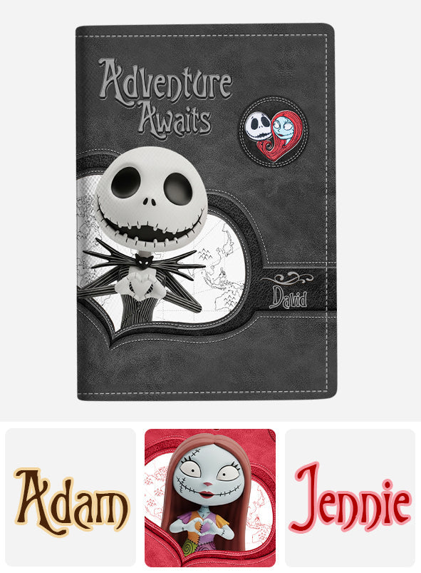 Adventure Awaits - Personalized Nightmare Passport Holder
