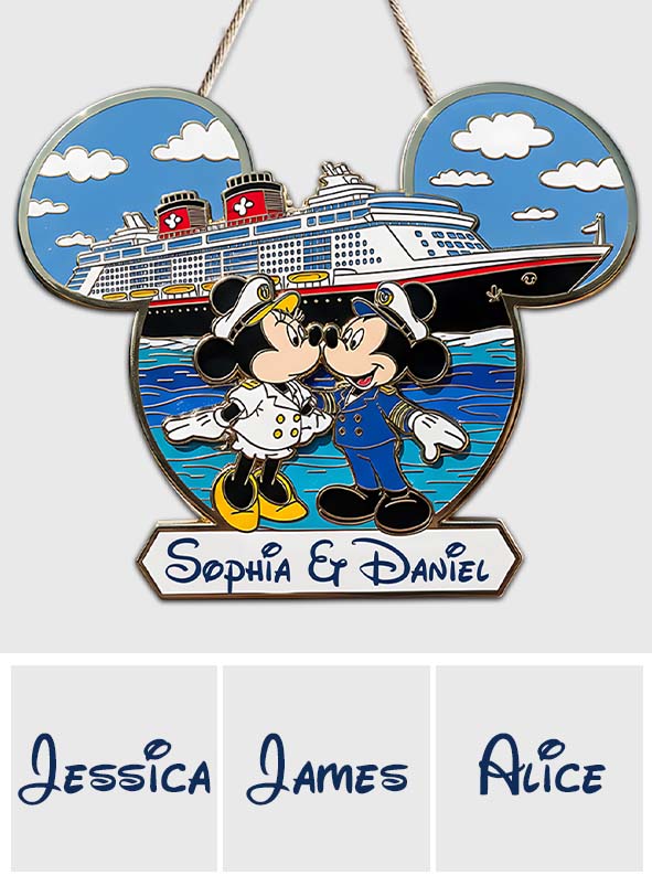 Magical Cruise Line - Personalized Mouse Custom Shaped Wood Sign