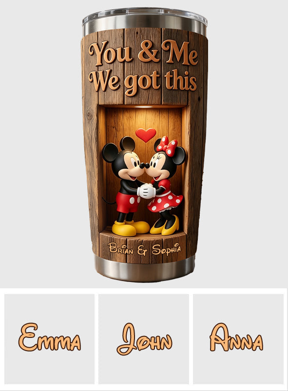 You & Me - Personalized Mouse Tumbler