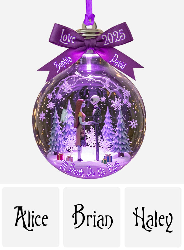 Till Death Do Us Part - Personalized Nightmare Ornament