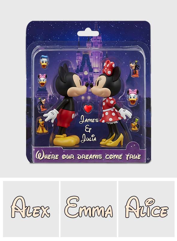 Happily Ever After - Personalized Mouse Custom Shaped Acrylic Plaque