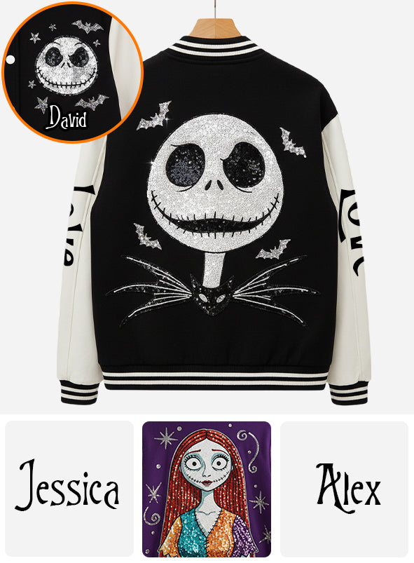 Till Death Do Us Part - Personalized Nightmare Varsity Jacket