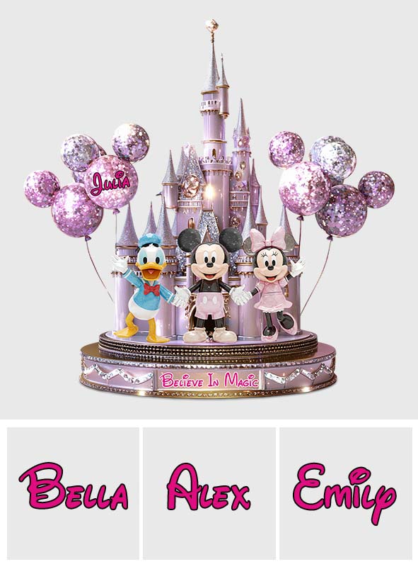 Believe In Magic - Personalized Mouse Custom Shaped Acrylic Plaque