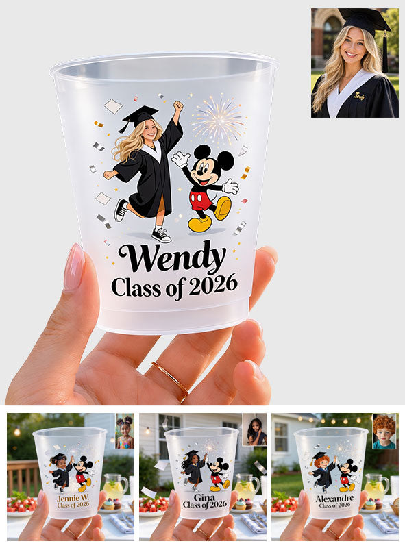 Cheers to the Next Chapter - Personalized Graduation Frosted Cup