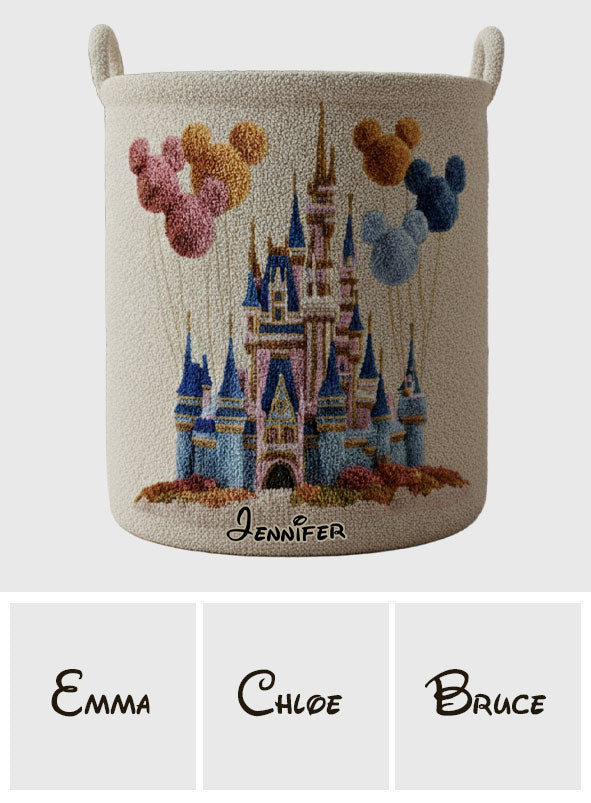 Magical Castle - Personalized Mouse Storage Basket