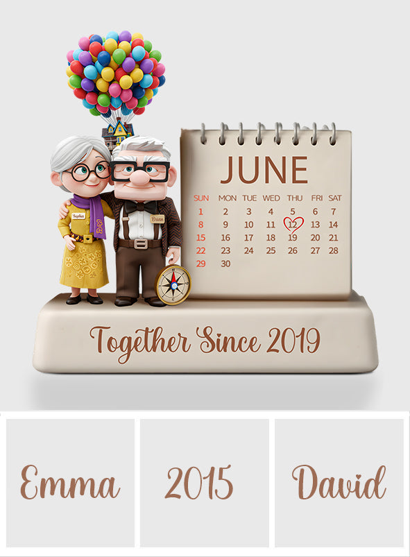 Together Since - Personalized Couple Custom Shaped Acrylic Plaque