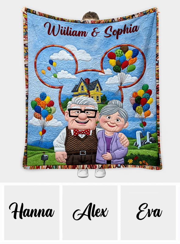 You Are My Greatest Adventure - Personalized Couple Blanket