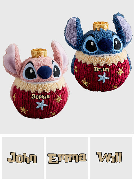 Ohana Friends And Christmas Ornament Gift - Personalized Ohana Shaped Pillow