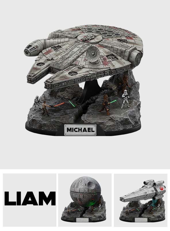 The Best In The Galaxy - Personalized The Force Custom Shaped Acrylic Plaque