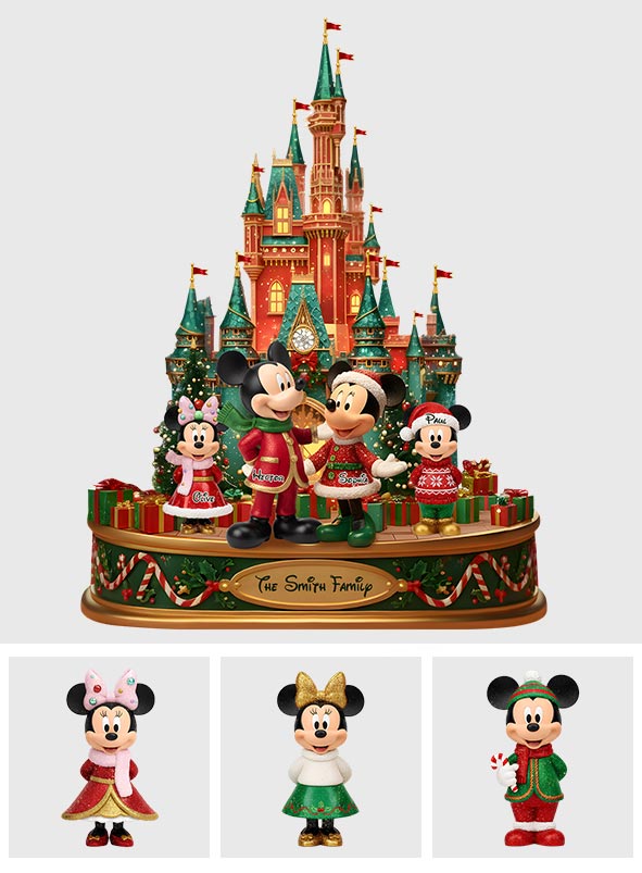 Our Christmas - Personalized Mouse Custom Shaped Acrylic Plaque