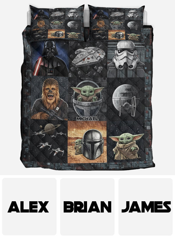 The Force - Personalized The Force Quilt Set