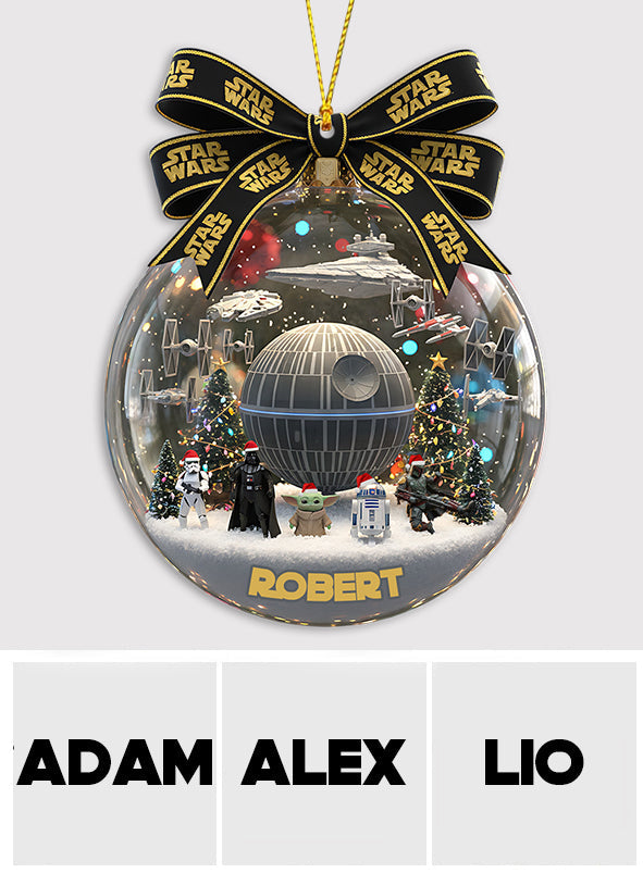 Merry Christmas - Personalized The Force Ornament