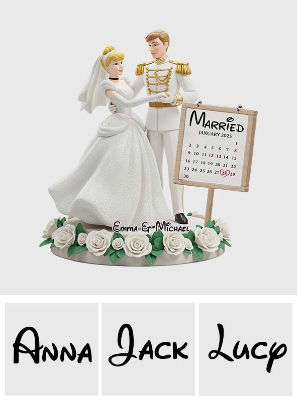 Happily Ever After Anniversary - Personalized Mouse Custom Shaped Acrylic Plaque