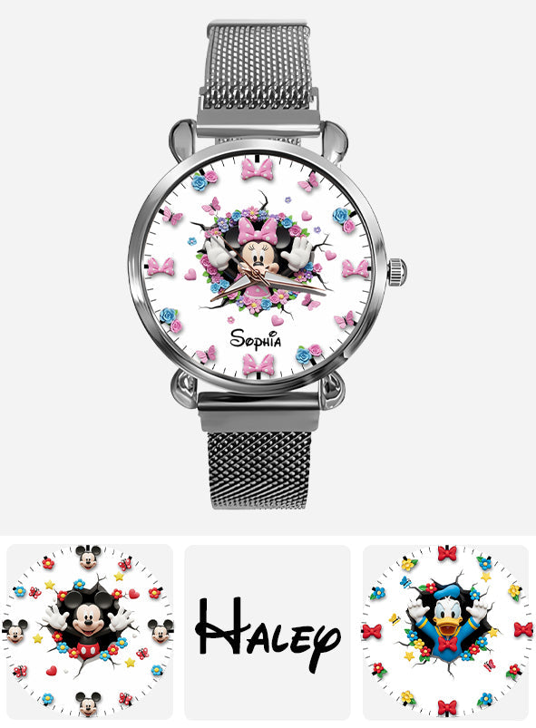 Magical World - Personalized Mouse Women Hand Watch