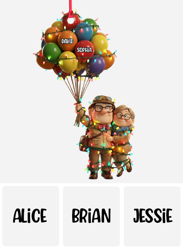 You'll Always Be My Greatest Adventure - Personalized Couple Ornament