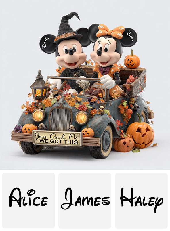 You And Me We Got This - Personalized Mouse Custom Shaped Acrylic Plaque