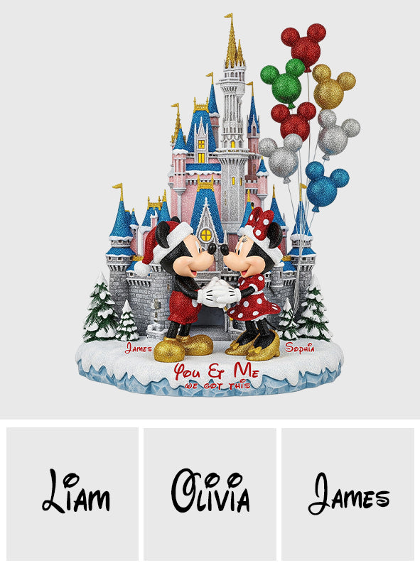 You & Me We Got This - Personalized Mouse Custom Shaped Acrylic Plaque