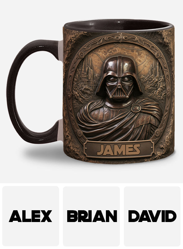 Welcome To The Dark - Personalized The Force Accent Mug