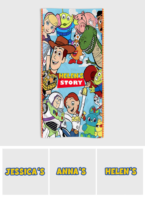 My Story - Personalized Quick-dry Beach Towel/ Bath Towel