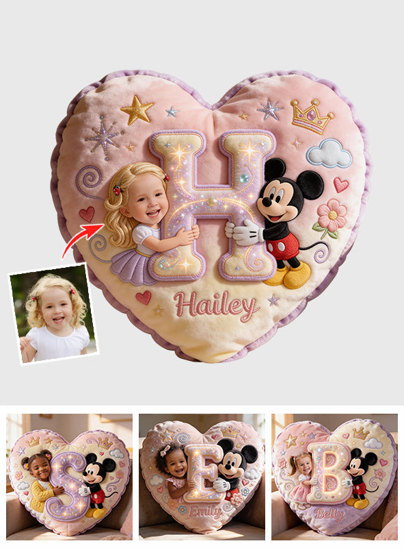 Cartoon Magical Mouse - Personalized Mouse Premium Faux Fur Pillow