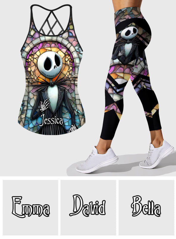 Nightmares Before Summer - Personalized Nightmare Cross Tank Top and Leggings