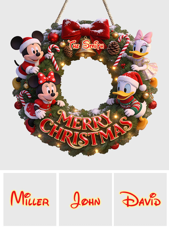 Magical Time Of The Year - Personalized Mouse Custom Shaped Wood Sign