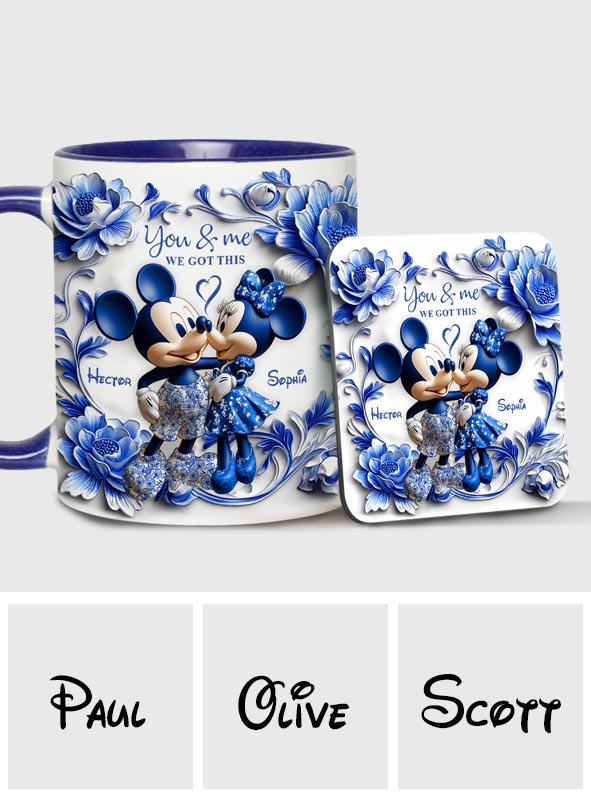 You & Me We Got This - Personalized Mouse Accent Mug