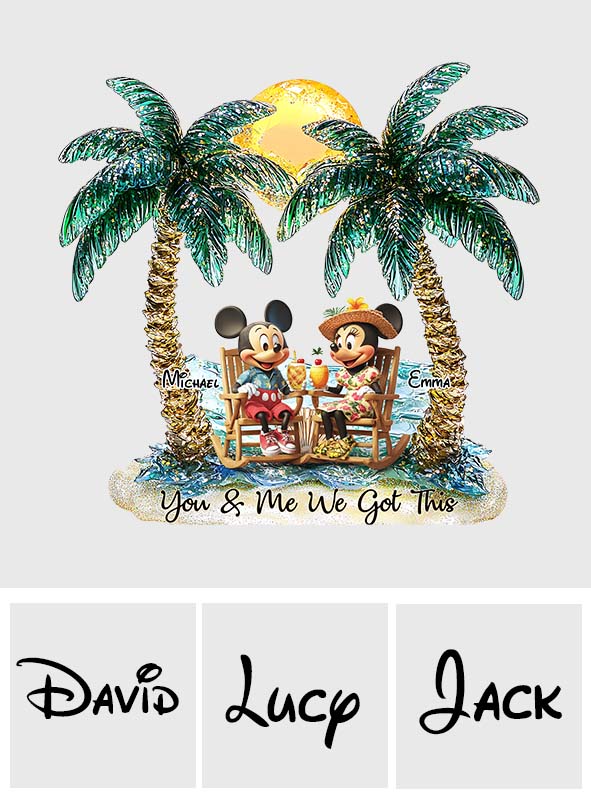 You And Me We Got This - Personalized Mouse Custom Shaped Acrylic Plaque