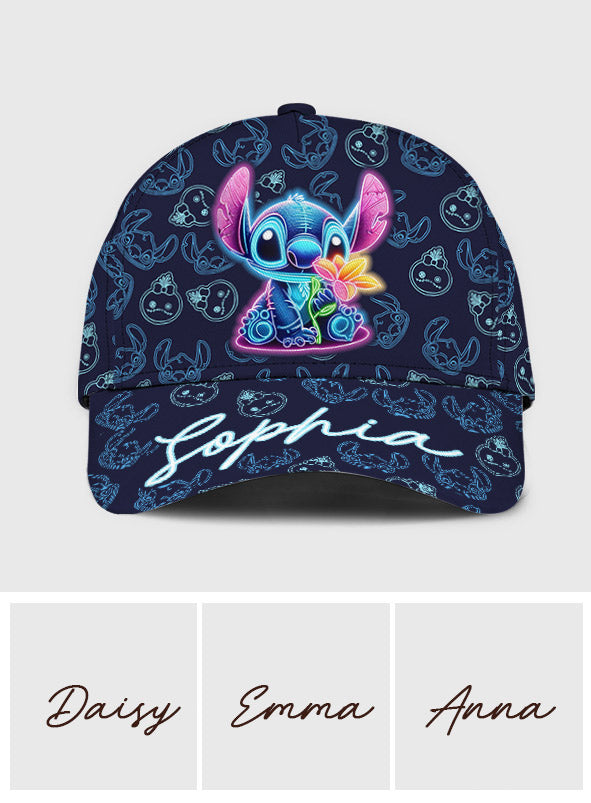 Blue Alien - Personalized Ohana Classic Cap