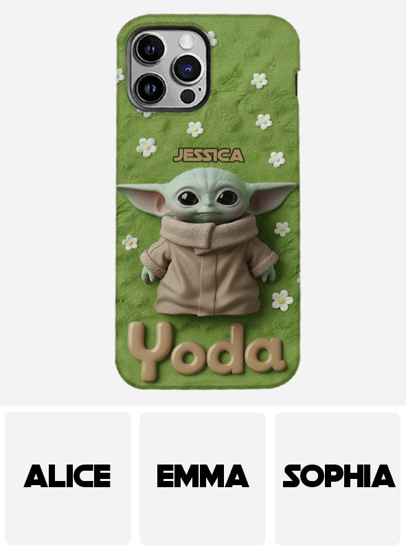 Cute Yoda - Personalized The Force Full Print Phone Case