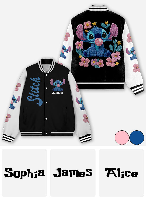 Blue Ohana - Personalized Ohana Varsity Jacket