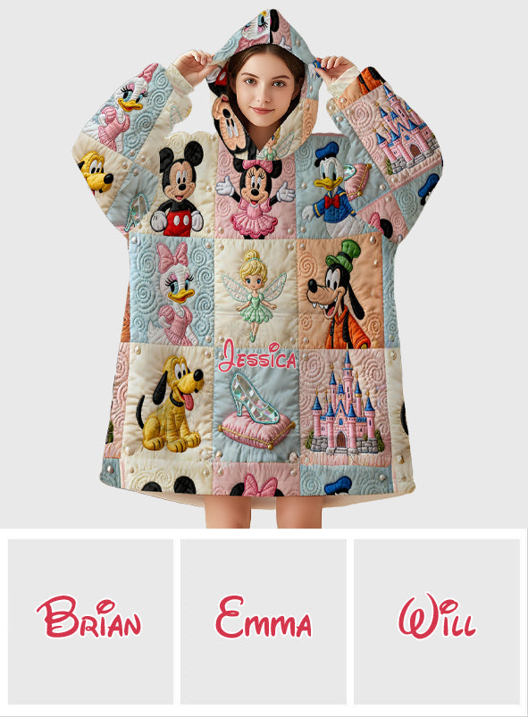 Magical Friends - Personalized Mouse Blanket Hoodie