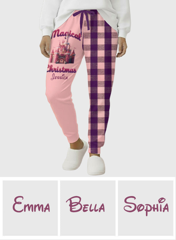 Magical Christmas - Personalized Mouse Unisex Sweatpants