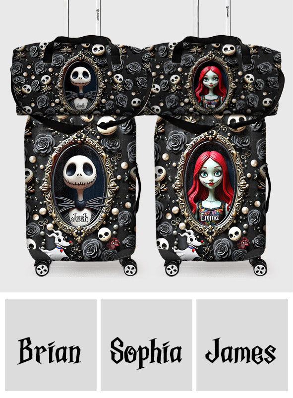 Adventure Awaits - Personalized Nightmare Luggage Cover & Duffle Bag