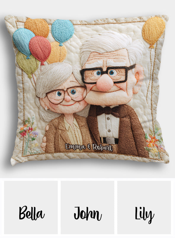 You Are My Greatest Adventure - Personalized Couple Throw Pillow