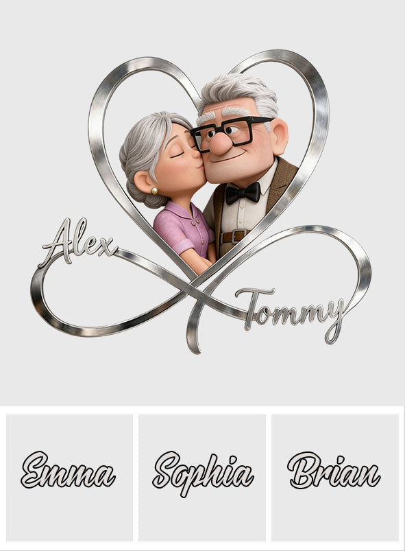 You're My Greatest Adventure - Personalized Up Movie Couple Cut Metal Sign
