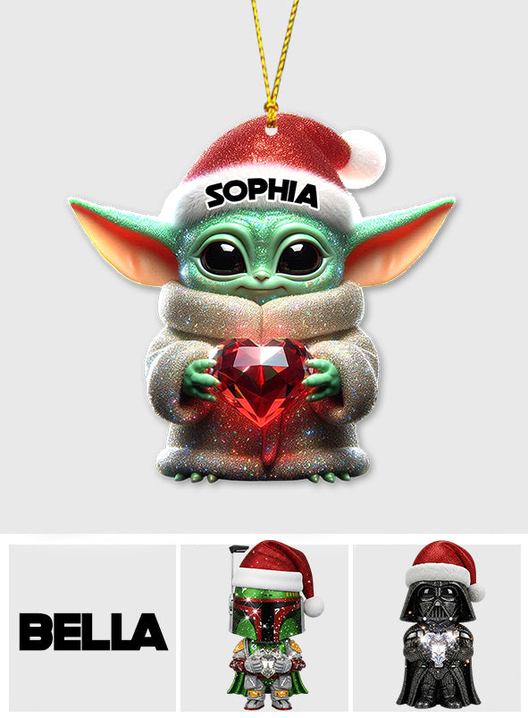 Merry Christmas - Personalized The Force Ornament