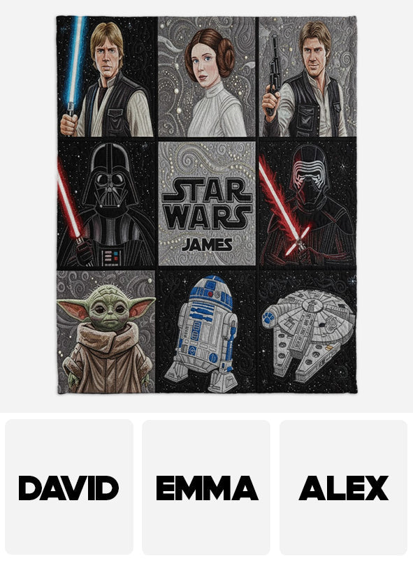 The Galaxy - Personalized The Force Blanket