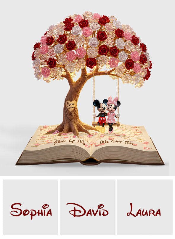 You And Me We Got This - Personalized Mouse Custom Shaped Acrylic Plaque