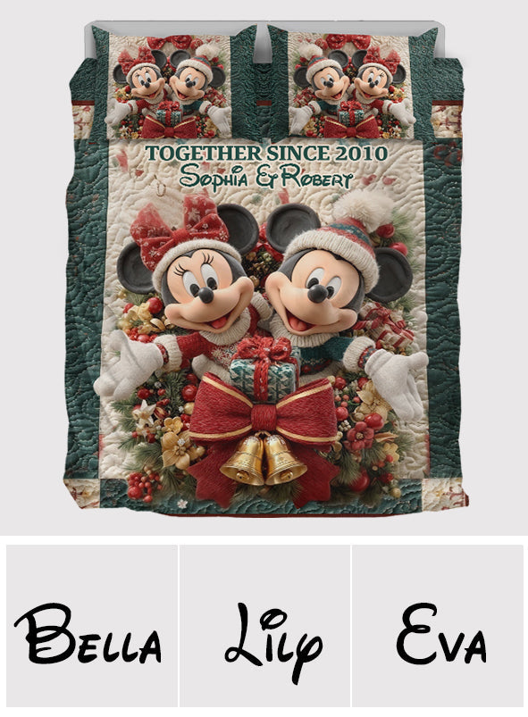 You & Me We Got This - Personalized Mouse Quilt Set