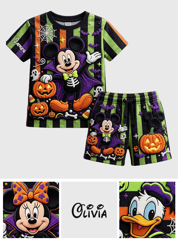 Magical Halloween - Personalized Mouse Kid T-shirt & Shorts