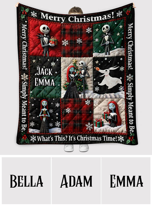 Merry Christmas - Personalized Nightmare Blanket