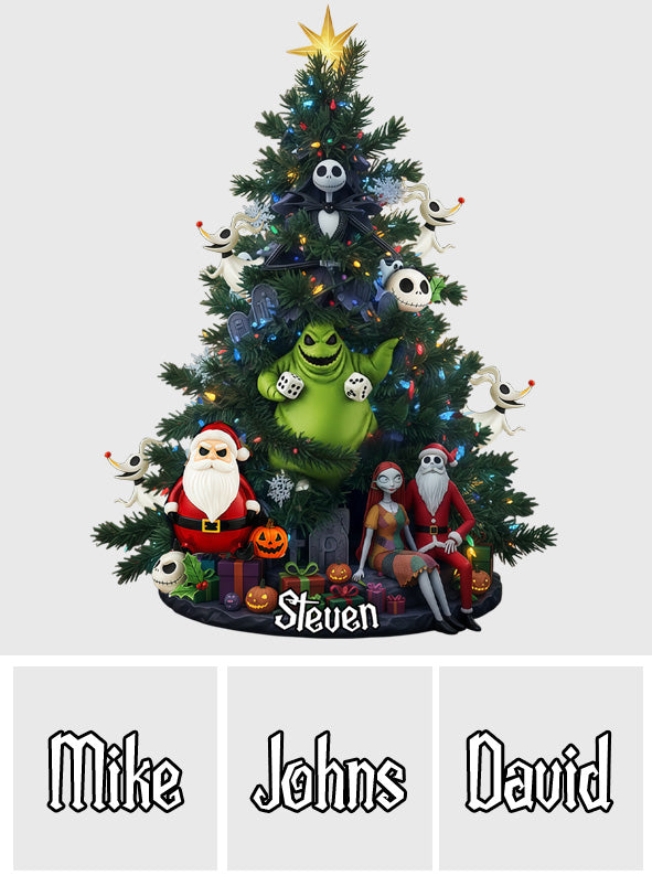 Spooky Christmas - Personalized Nightmare Custom Shaped Acrylic Plaque
