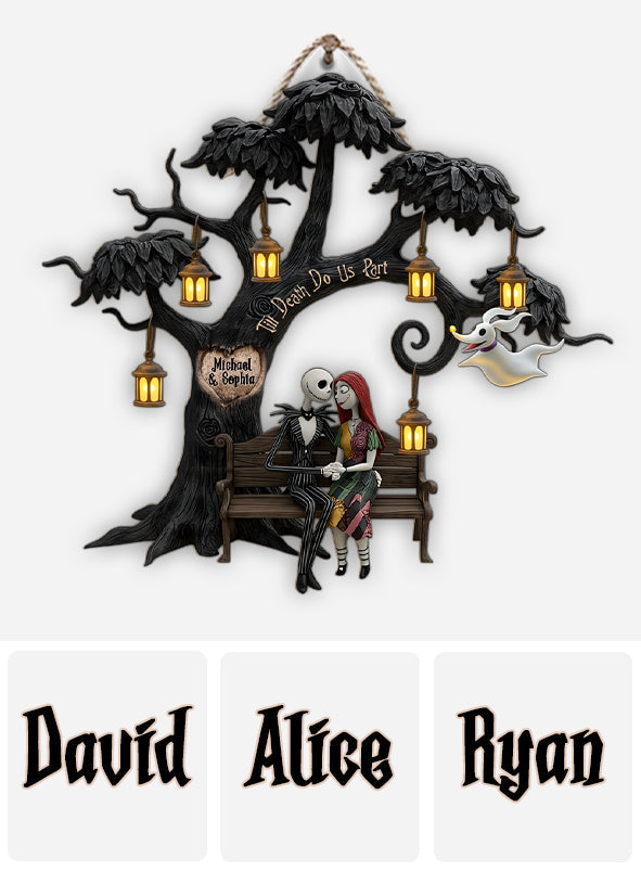 Till Death Do Us Part - Personalized Nightmare Wood Sign