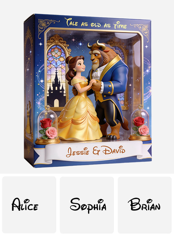 Tale as Old as Time - Personalized Beauty And The Beast Custom Shaped Acrylic Plaque