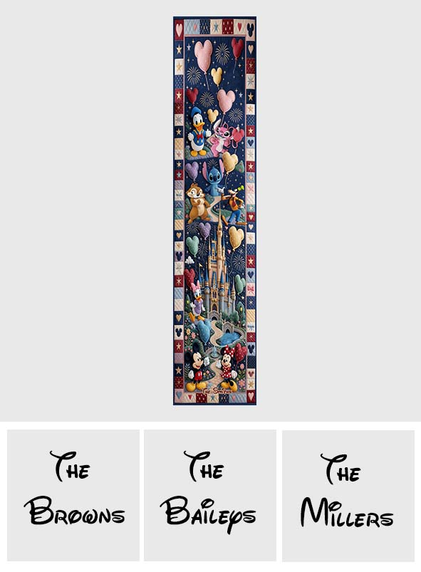 Magical Moment - Personalized Mouse Table Runner