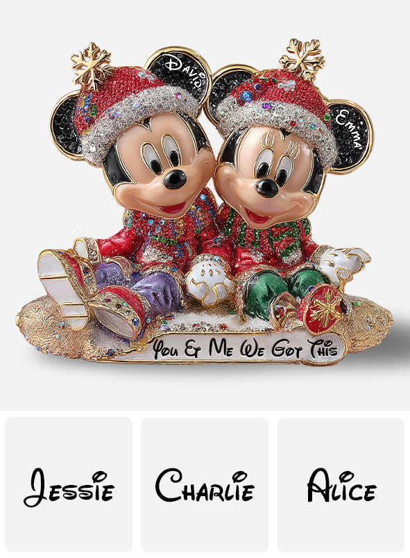 You & Me We Got This - Personalized Mouse Custom Shaped Acrylic Plaque