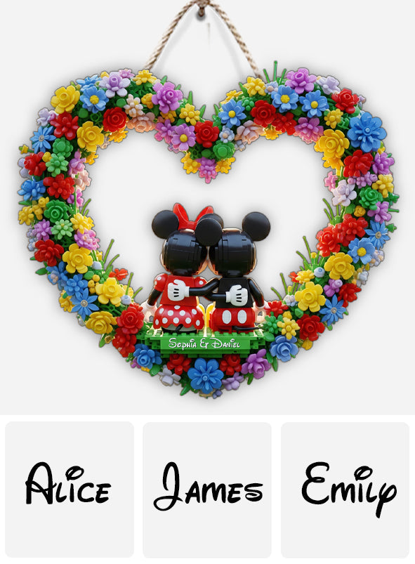 You & Me We Got This - Personalized Mouse Custom Shaped Wood Sign