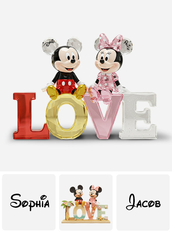 You & Me We Got This - Personalized Mouse Custom Shaped Acrylic Plaque