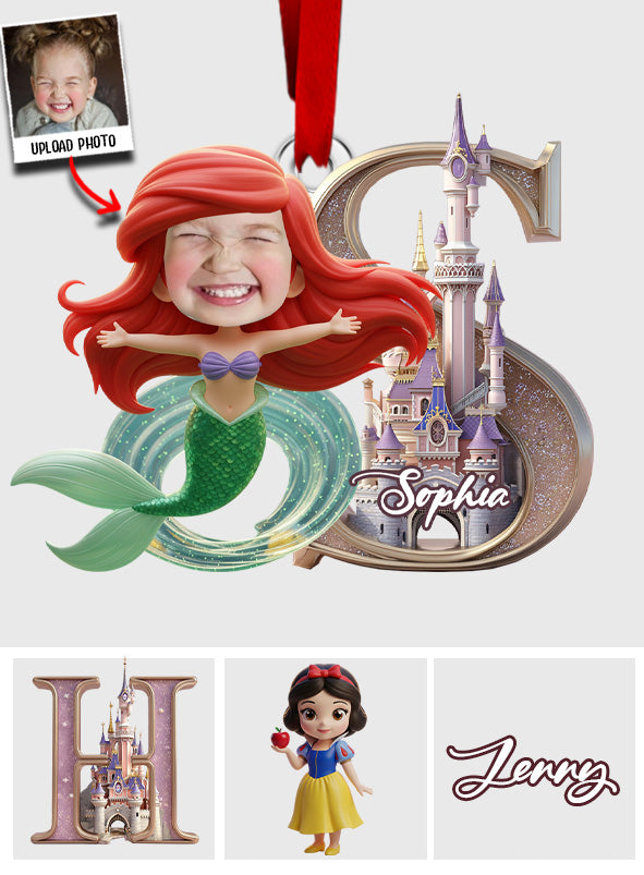 Magical Princess - Personalized Mouse Transparent Ornament